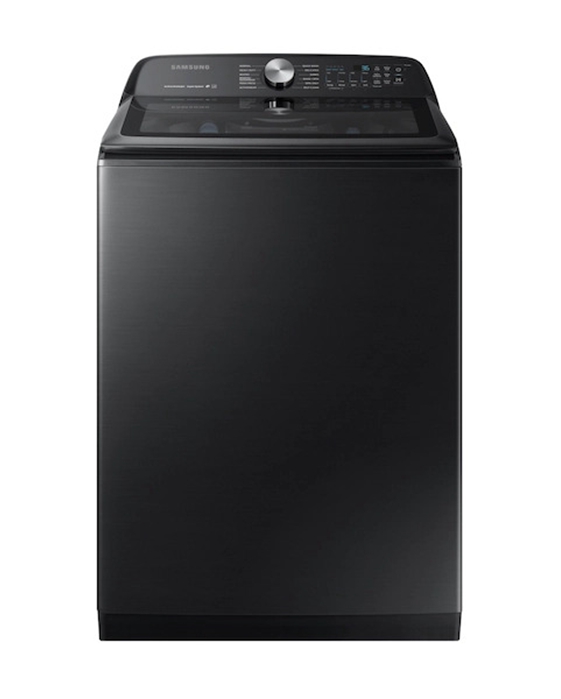 WA50R5400AV-US_001 5.0 cu. ft. Top Load Washer with Super Speed in Black Stainless Steel - Image 1